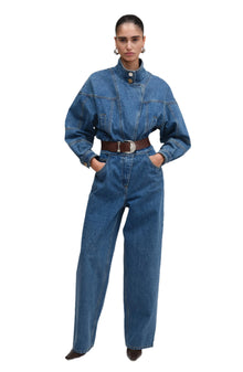 Eugene Jumpsuit | Lightwash Blue