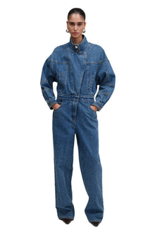 Eugene Jumpsuit | Lightwash Blue