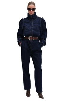 Nailah Jumpsuit | Darkwash Blue