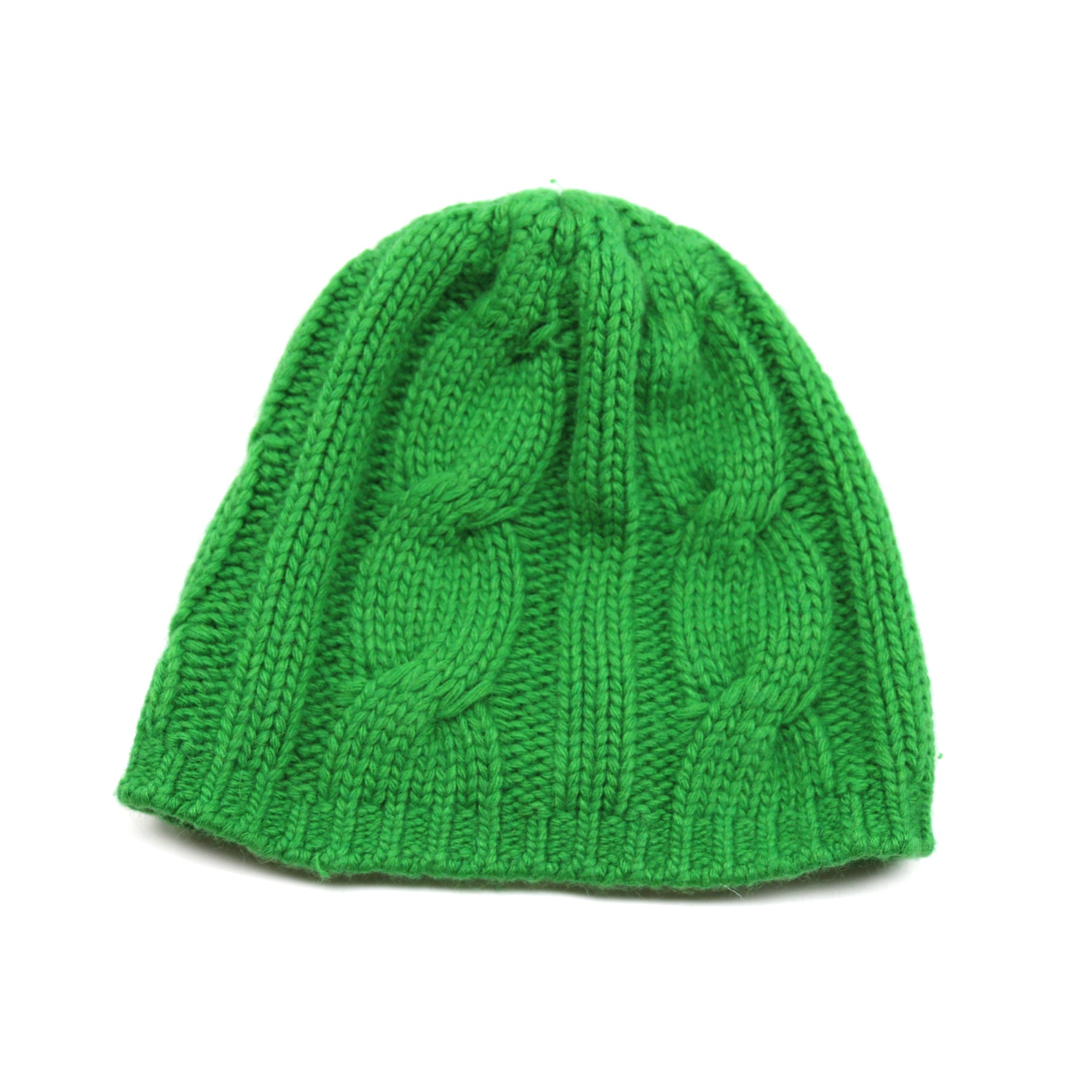 Womens | Chunky Cable Beany Hat | Rosemary