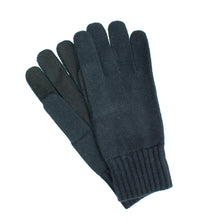 Mens | Gloves with Suede Palm | Black/Black