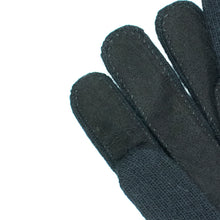 Mens | Gloves with Suede Palm | Black/Black