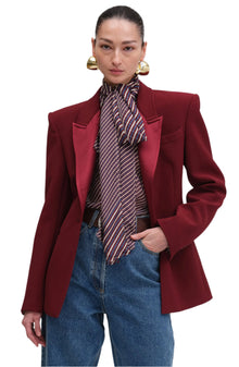 Candice Blazer | Oxblood