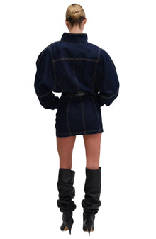 Maddix Dress | Darkwash Blue