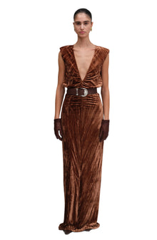 Hayley Dress | Caramel