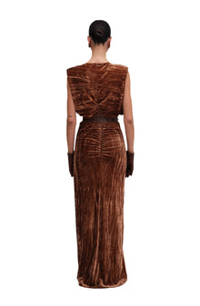 Hayley Dress | Caramel