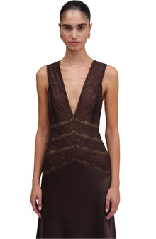 Naila Dress | Chocolate Brown