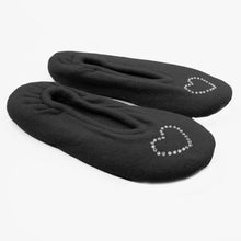 Womens | Slippers with Rhinestones | Black