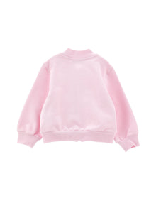 Girls | Cotton Sweatshirt With Zip | FairyTale Pink