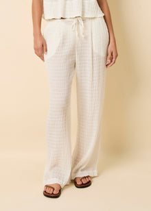 Womens | Ashling Pant Smocked | Optic White