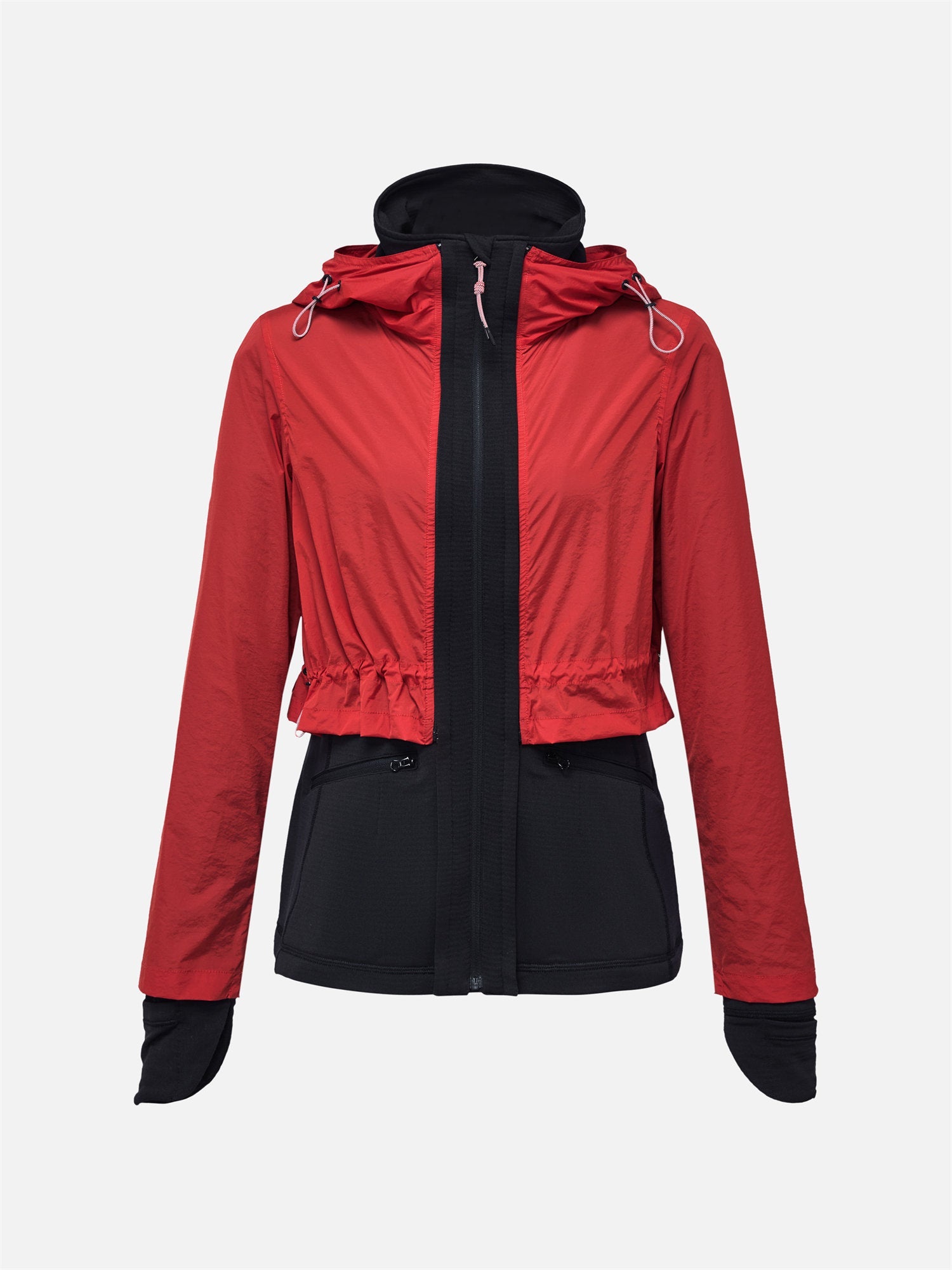 Hooded Sports Jacket | Red