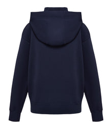 Hoodie with Embroidery | Navy