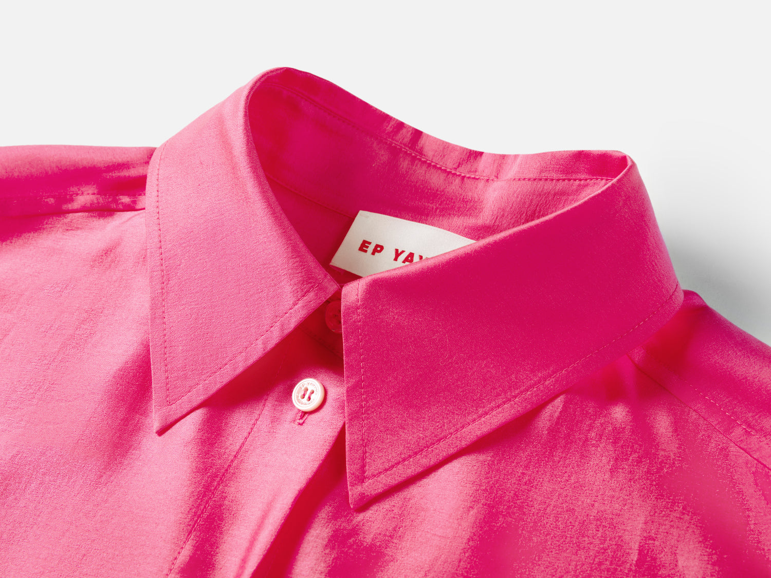 Loose Straight Large Version Shirt | Rose Red