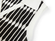 High-Waisted Knit Vest | Black