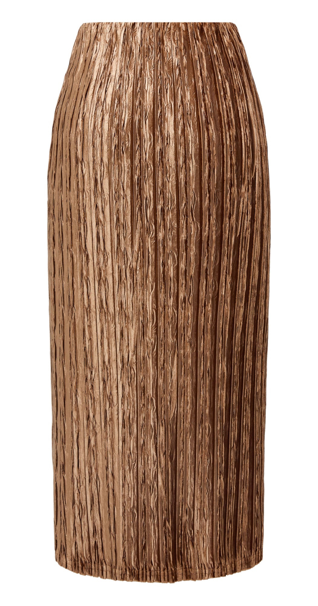 Pleated Skirt | Gold