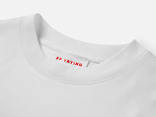 Loose Fit Letter Print T-Shirt | White