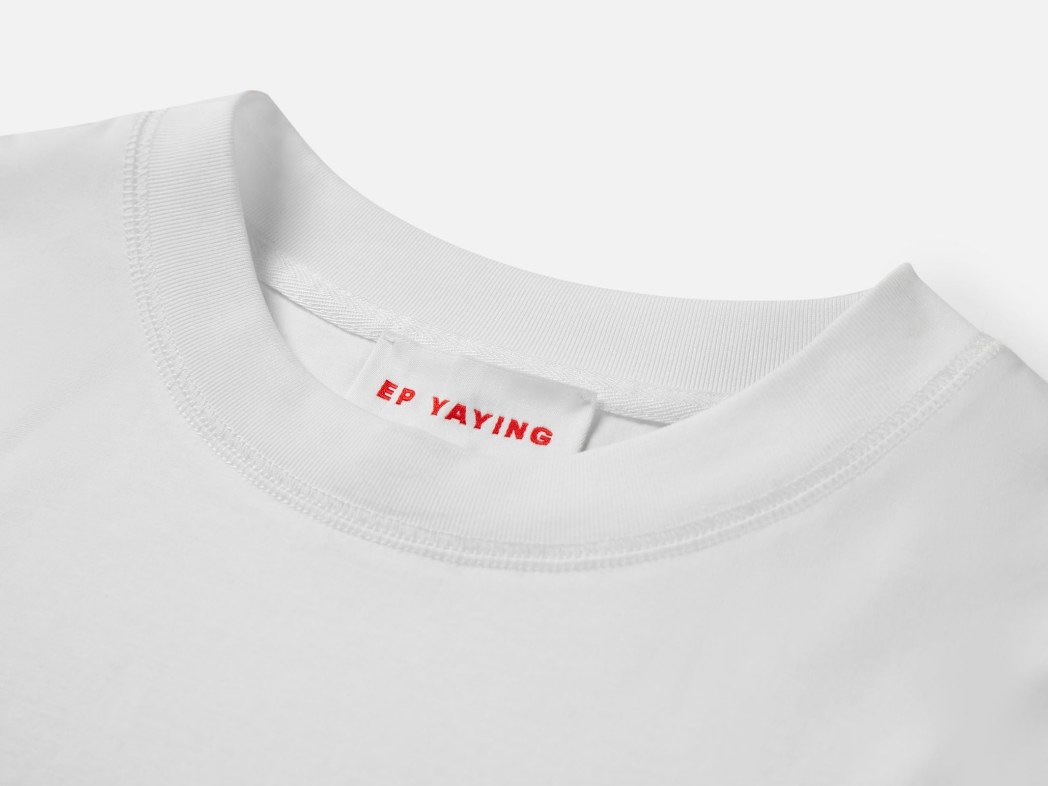 Loose Fit Letter Print T-Shirt | White