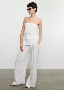 Linen Strapless Tunic | Undyed