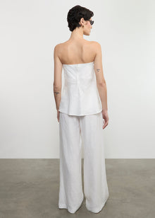 Linen Strapless Tunic | Undyed