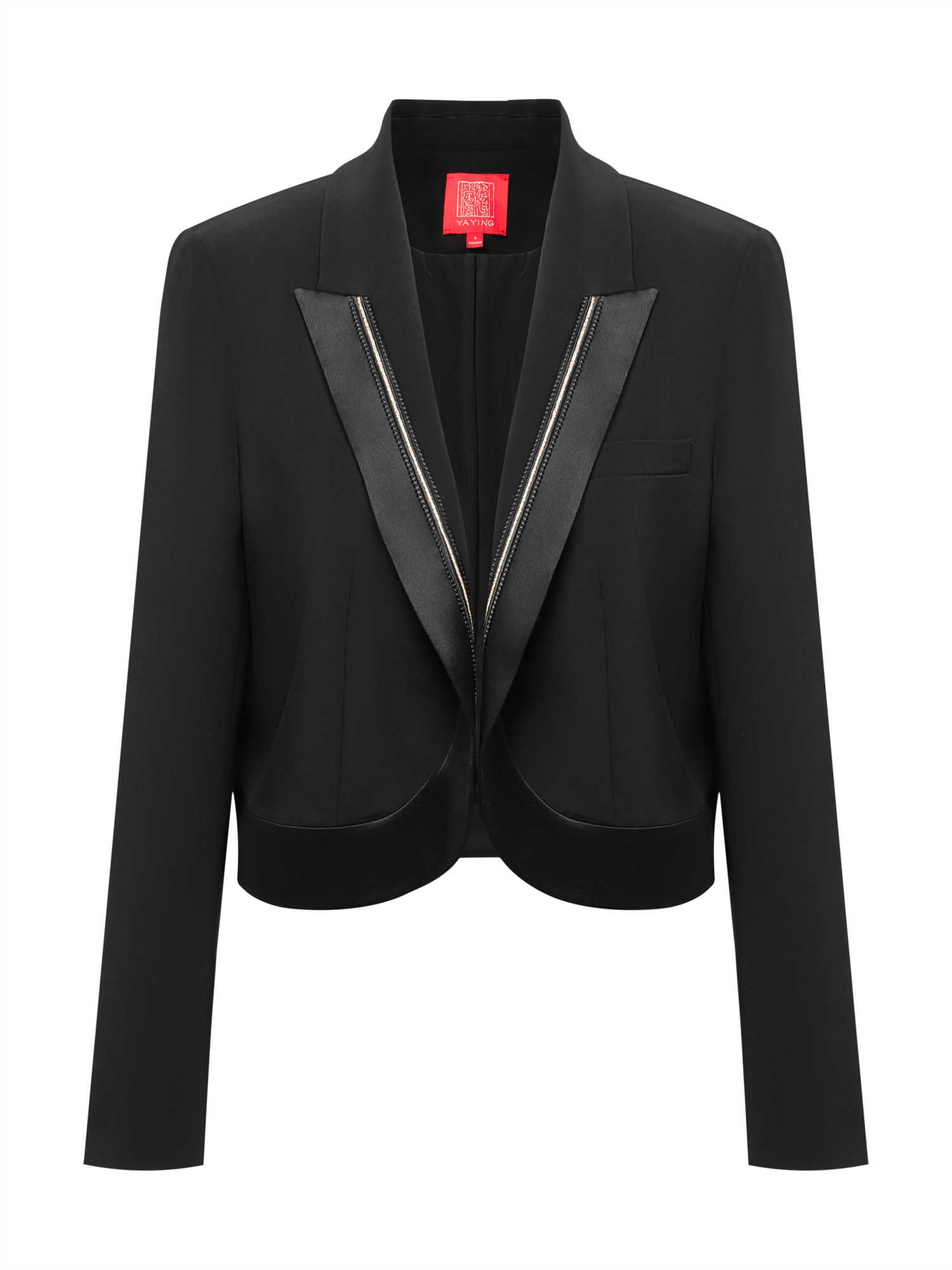 Triacetate Suit Jacket | Black