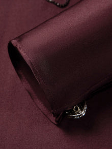 Long-Sleeved Blouse | Wine Red