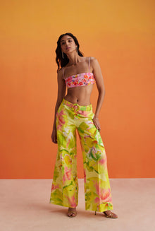 Hemant & Nandita | Rosa Floral Bandeau Top | Pink