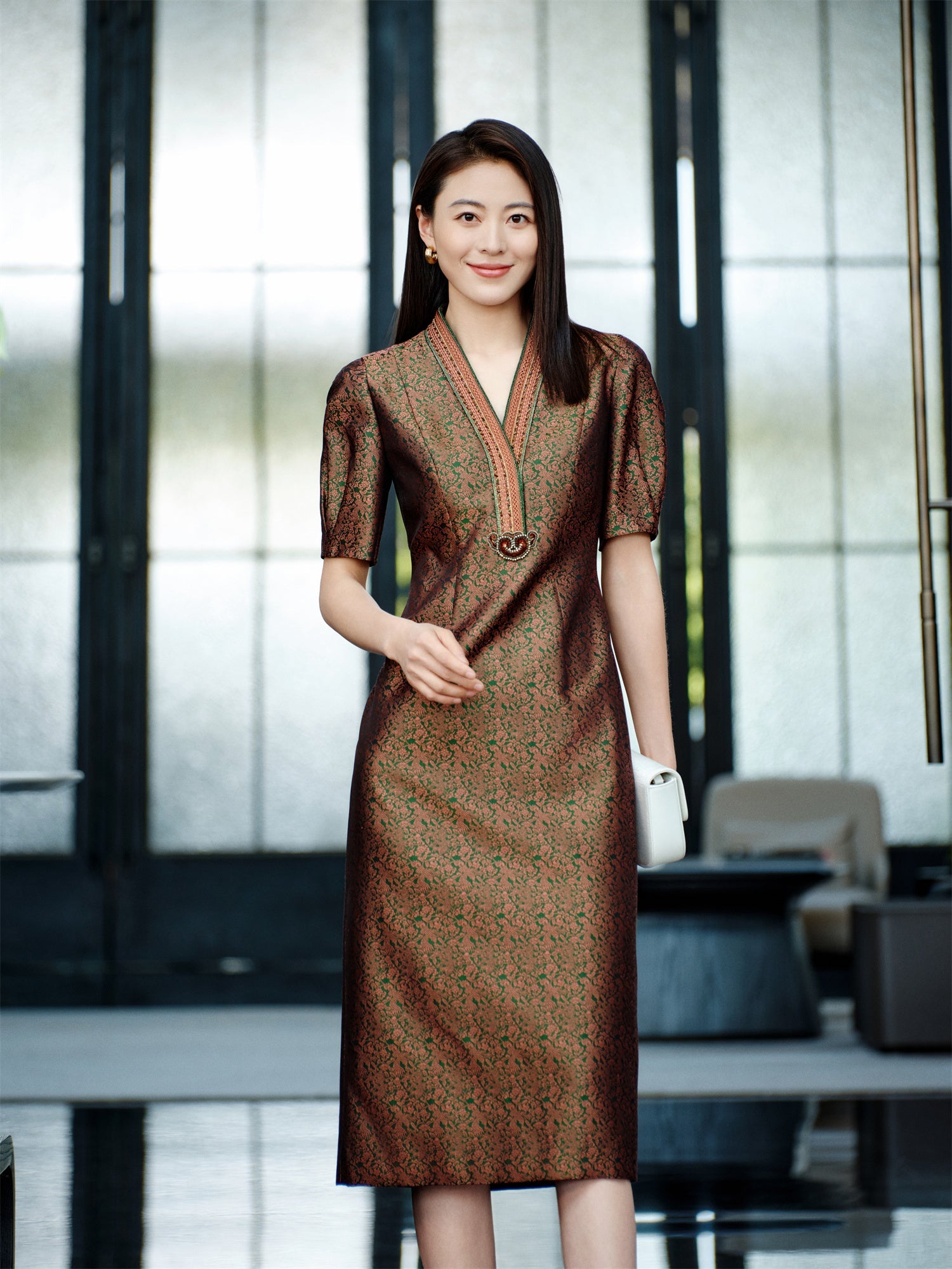 Songjin Dress | Brown