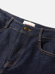 Wide-Leg Jeans | Navy