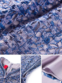 Chinese Style Slim Fit Dress | Purple
