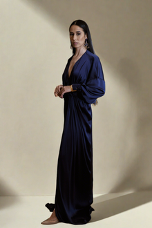 MAISON RABIH KAYROUZ Navy Long Dress