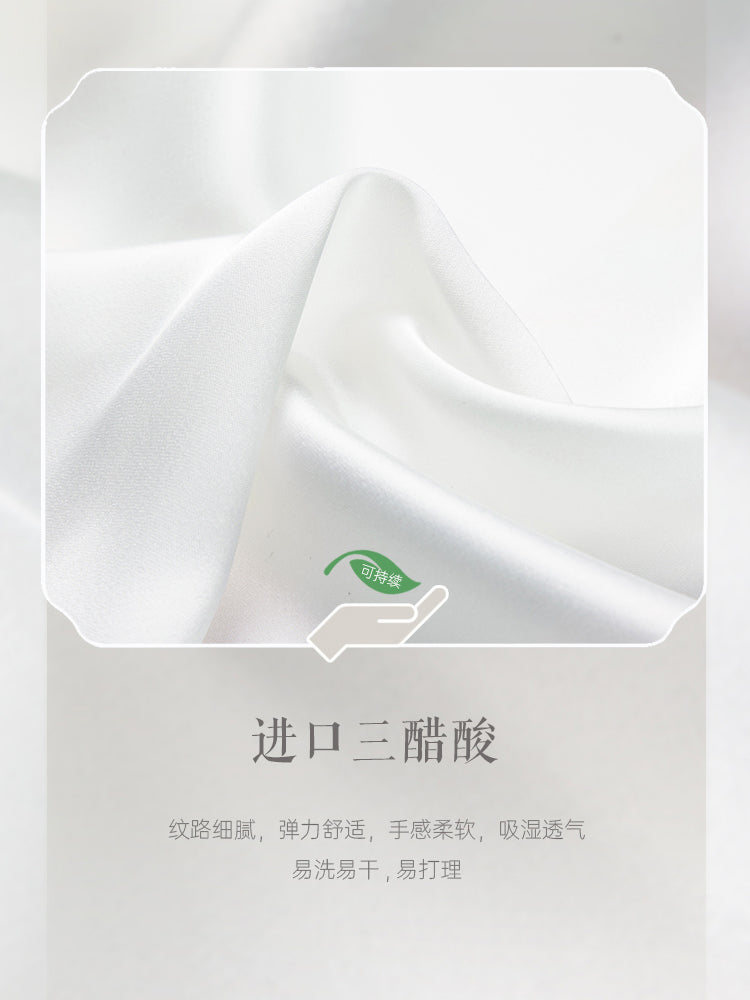 Crepe T-shirt | White