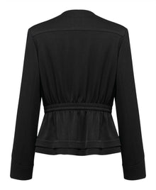 Rhinestone Embellished Suit Jacket | Black