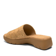 Nora Sandal Wedge | Natural Faux Leather