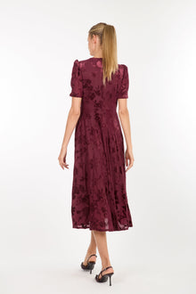 Fran Dress | Garnet Floral