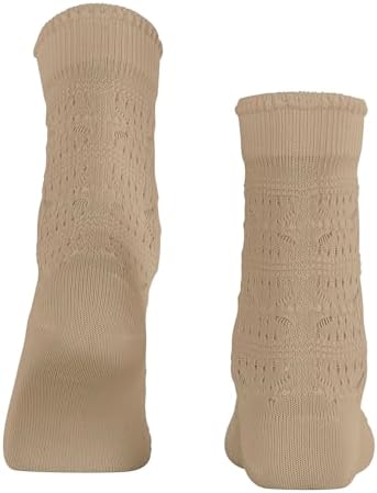Womens | Granny Square Socks | Camel