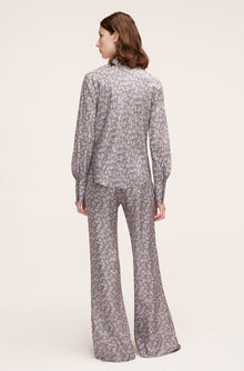 Violet Fleur Silk Pajama Pant | Violet Fleur Morning Glory Combo