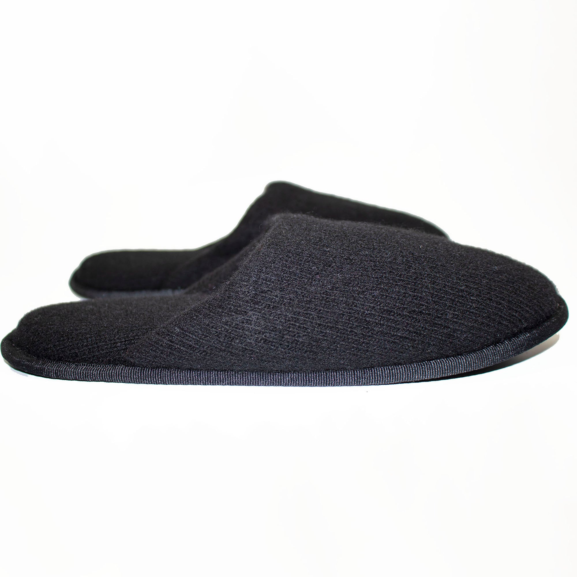 Womens | Cashmere Slippers | Black