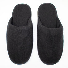 Womens | Cashmere Slippers | Black
