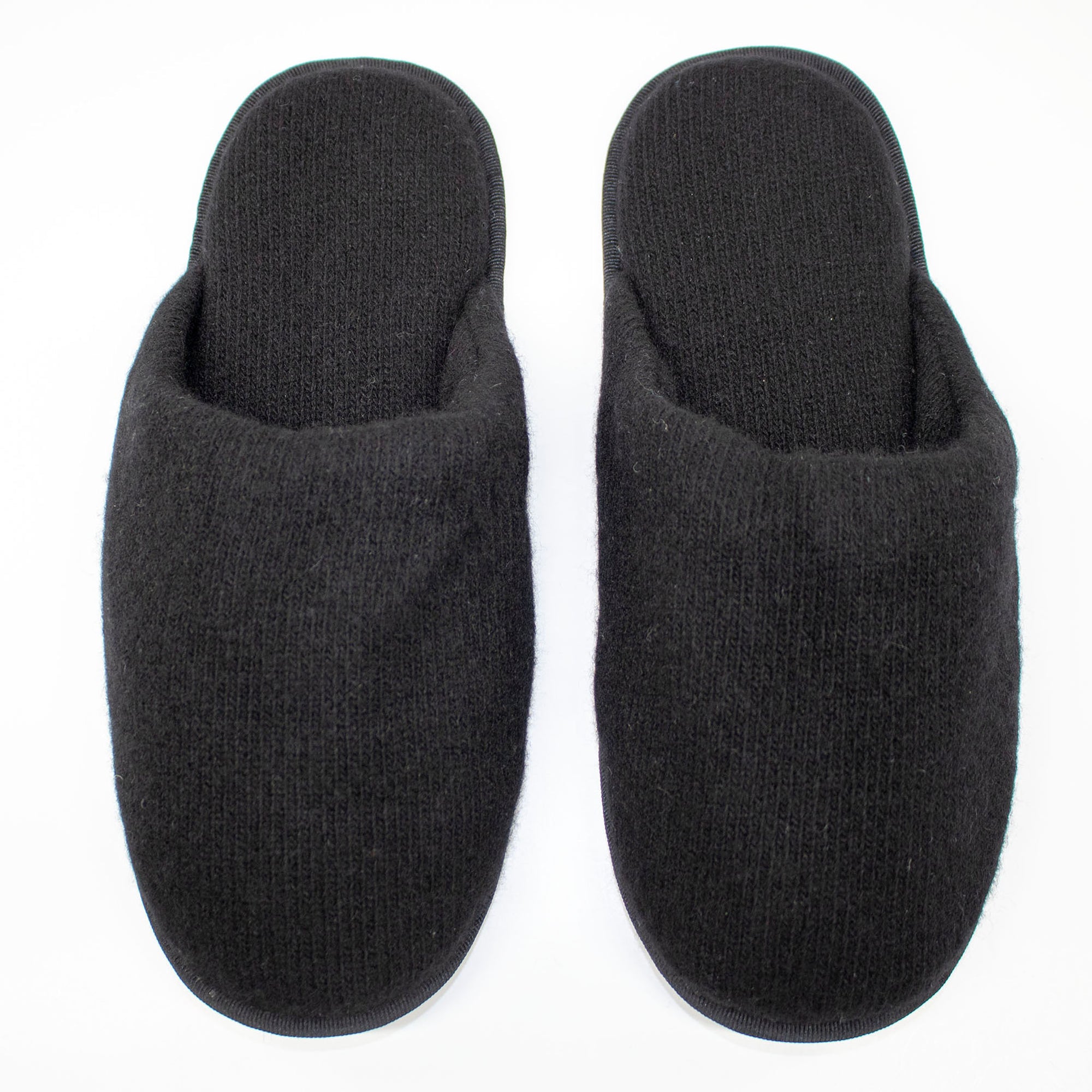 Womens | Cashmere Slippers | Black