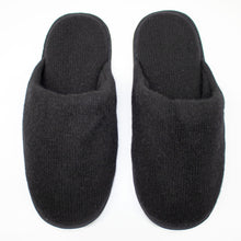 Womens | Cashmere Slippers | Black