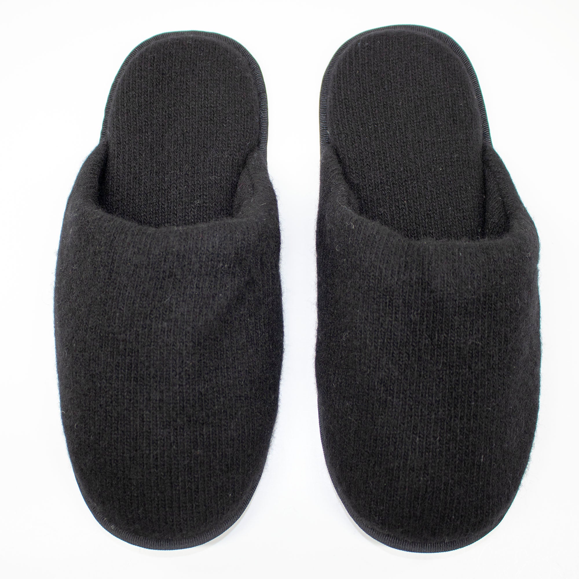 Womens | Cashmere Slippers | Black