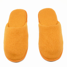 Womens | Cashmere Slippers | Flame Orange