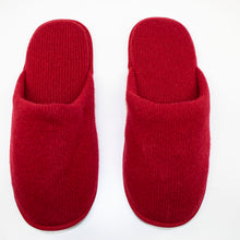 Womens | Cashmere Slippers | Rosso Cilegia