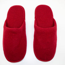 Womens | Cashmere Slippers | Rosso Cilegia