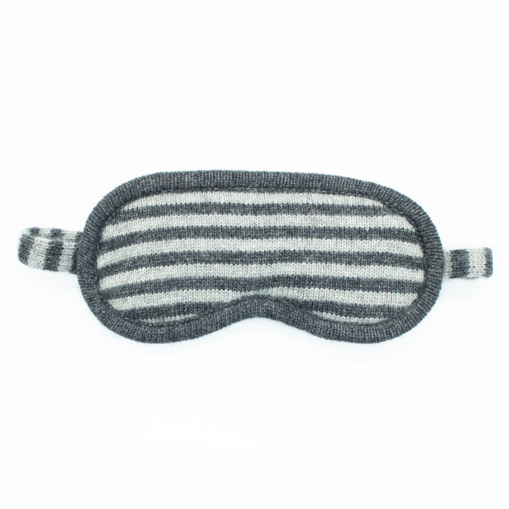 Eyemask In Striped Design | Charcoal