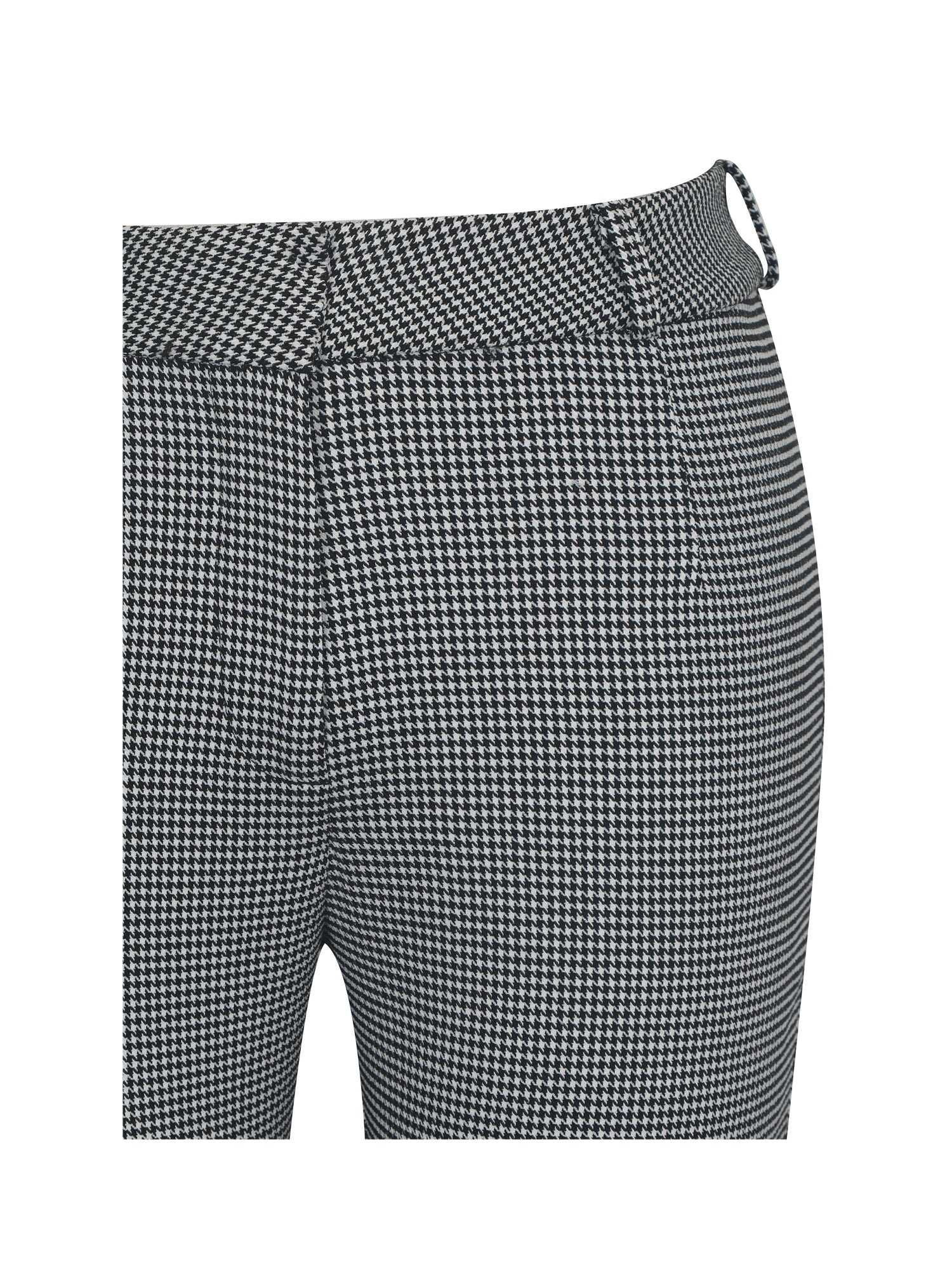 Ulli Flared Pants | Micro-Houndstooth