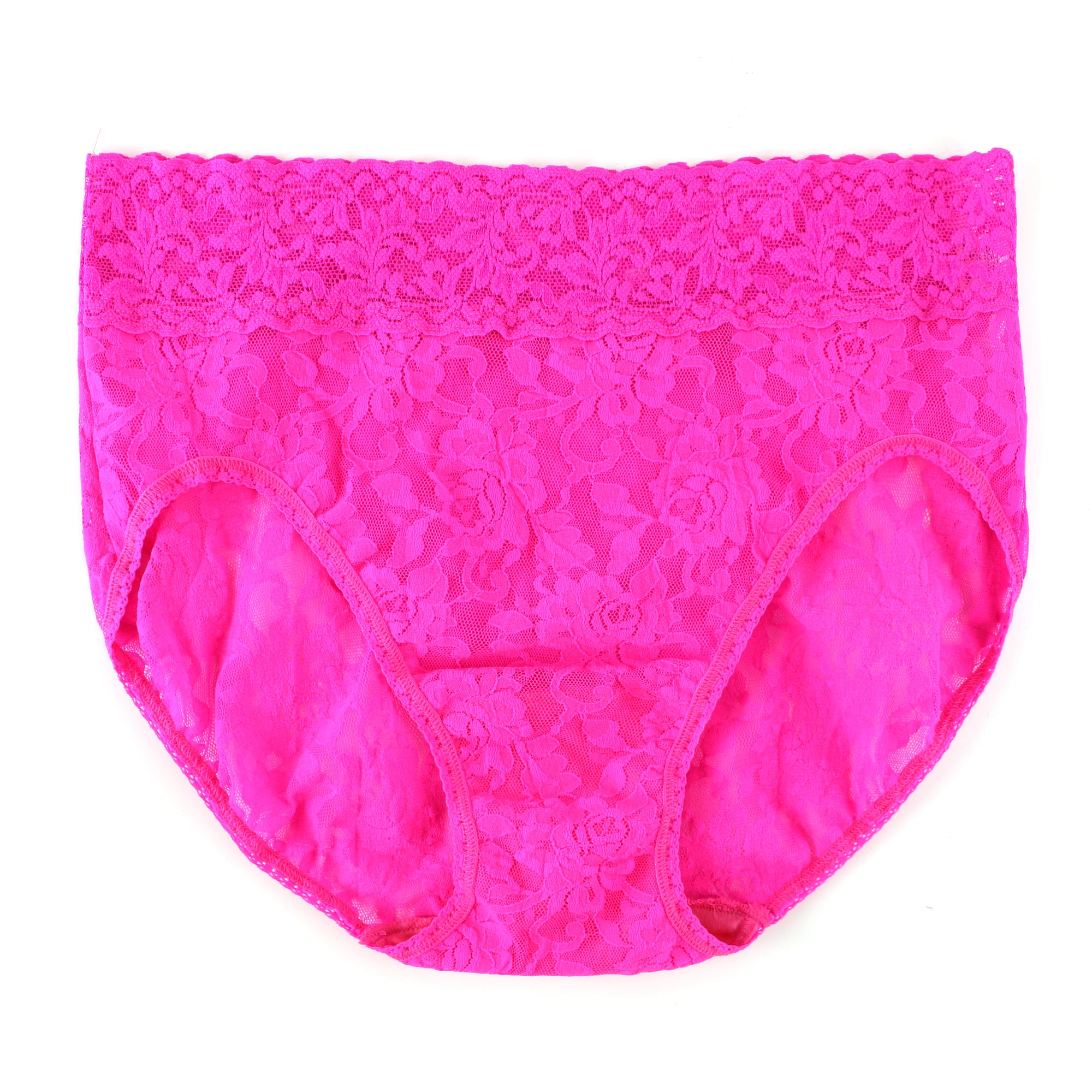 Signature Lace French Brief | Passionate Pink