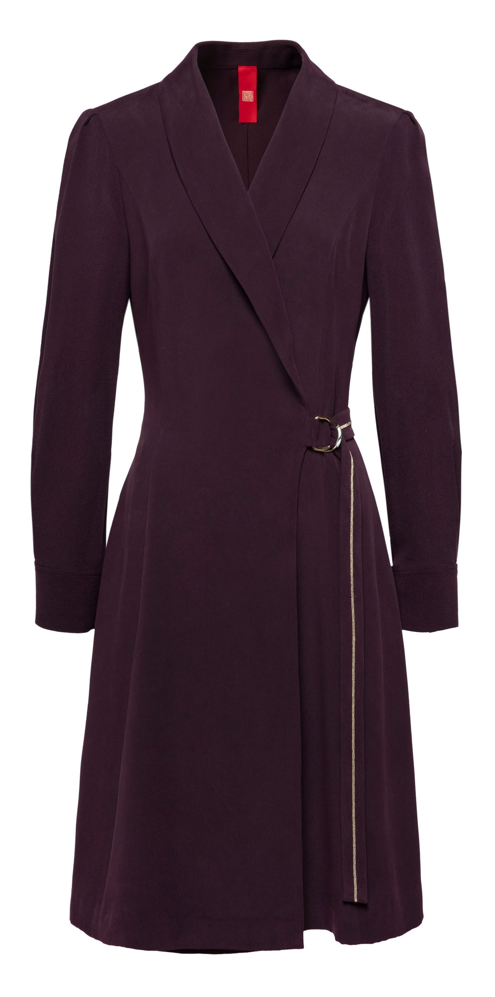 Sanding Mulberry Silk Dress | Purple