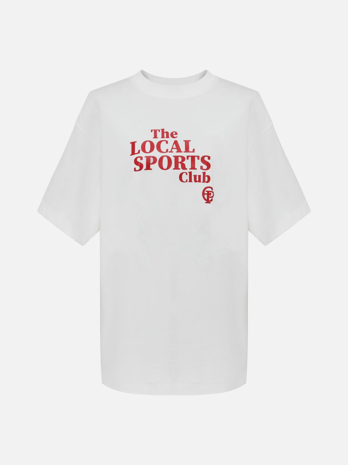 Loose Fit Letter Print T-Shirt | White