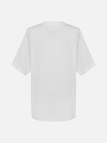 Loose Fit Letter Print T-Shirt | White
